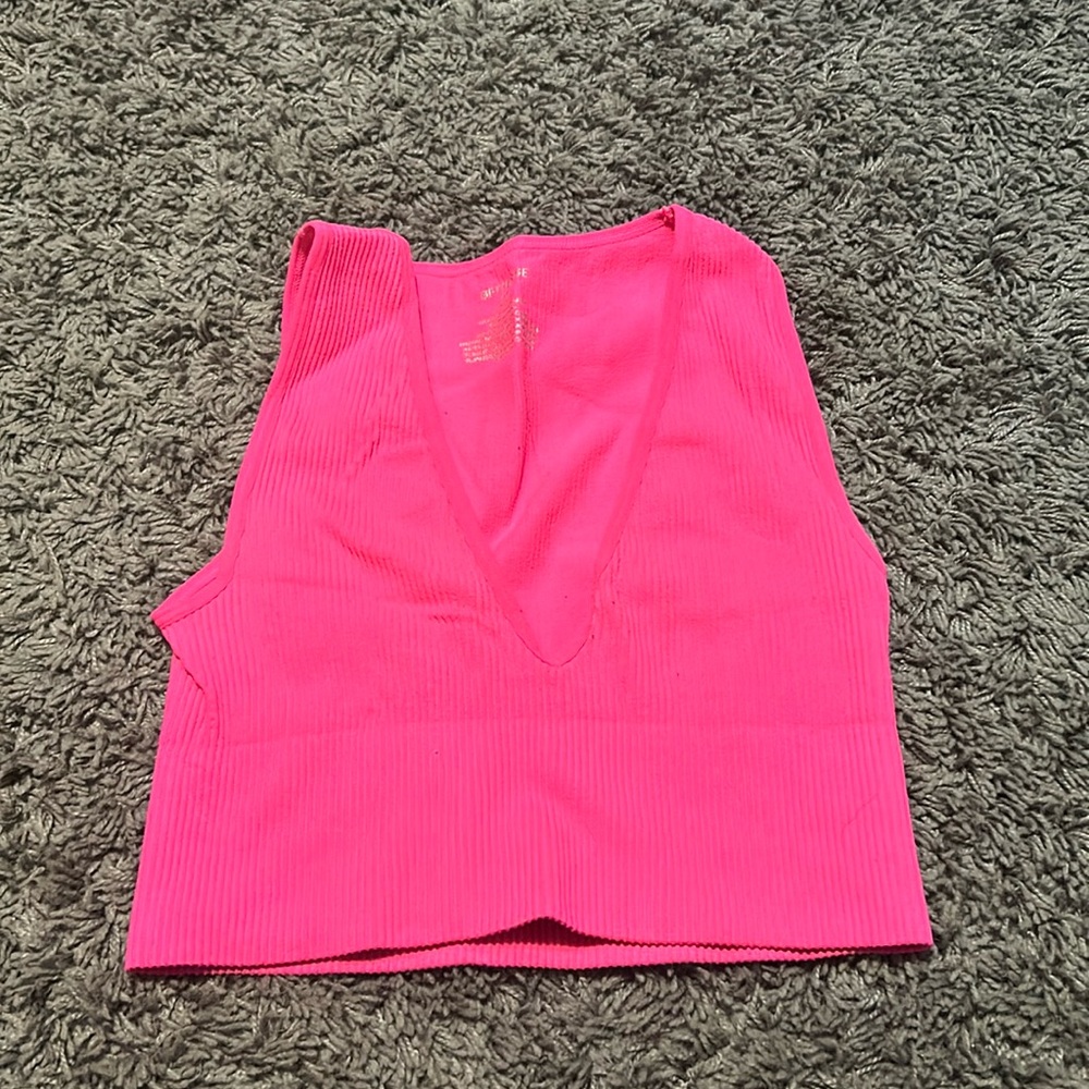 Hot Pink Crop Top